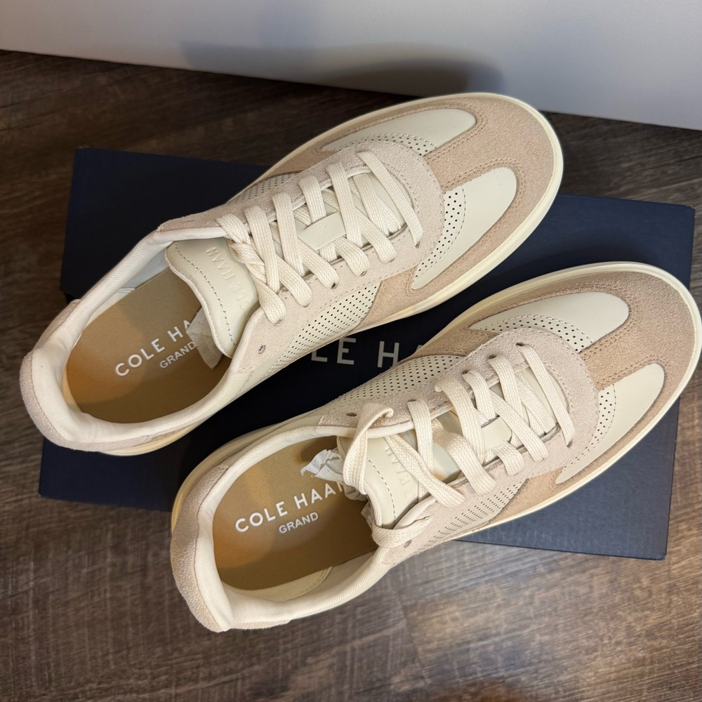 Cole Haan Men’s GCC Modern Turf Sneakers - Whitecap Grey/Ivory — Sz 8M — NIB